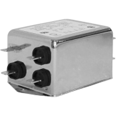 Ultrakompaktowy 3-fazowy jednostopniowy filtr sieciowy delta, 480 V AC, 20 A, 0,10 mA @ 480 V, 60 Hz, montaż kołnierzowy, 50/60 Hz, RP310-20-10-W