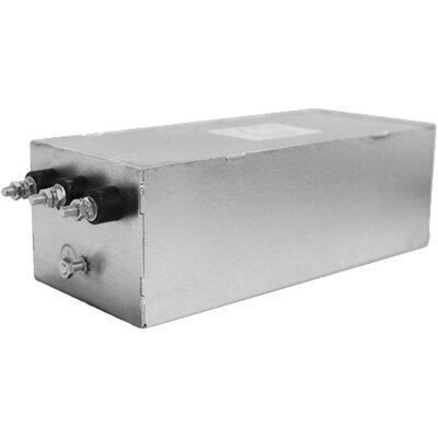 Filtr 3-fazowy dwustopniowy sieciowy delta, 480 V AC, 300 A, 0,10 mA @ 480 V, 60 Hz, montaż kołnierzowy, 50/60 Hz, RP320-300-10-S