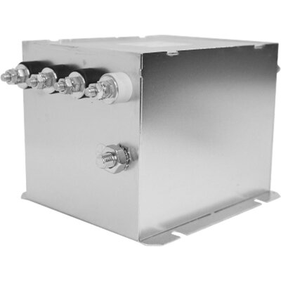 Filtr 3-fazowy dwustopniowy sieciowy gwiazda, 480 V AC, 600 A, 20,00 mA @ 480 V, 60 Hz, montaż kołnierzowy, 50/60 Hz, RP428-600-2000-B