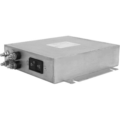 Wysokowydajny filtr DC linii zasilania z wyłącznikiem nadprądowym, 100 V DC, 15 A, RP600C-15-10-C-F