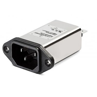 Filtr z gniazdem IEC 250 V AC, 15 A, wsuwka, FN9244-15-06