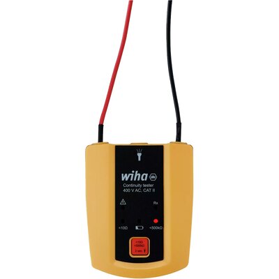 Tester ciągłości obwodu do 400 V AC, CAT II w zestawie 2 baterie AAA, 45222