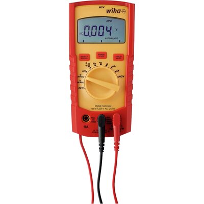 Multimetr cyfrowy do 1000 V AC, CAT IV w zestawie 2 baterie AAA, 45215 - zdjęcie