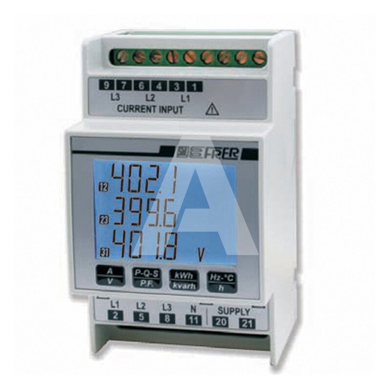 Analizator parametrów sieci NANO DC Modbus RTU, Q52C3LX60MC1H