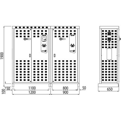 Automatyczne baterie z filtrami tłumiącymi i tyrystorami OPTIM FRE10-850-440, R64C30