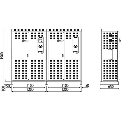 Automatyczne baterie z filtrami tłumiącymi i tyrystorami OPTIM FRE12-1200-440, R64L65