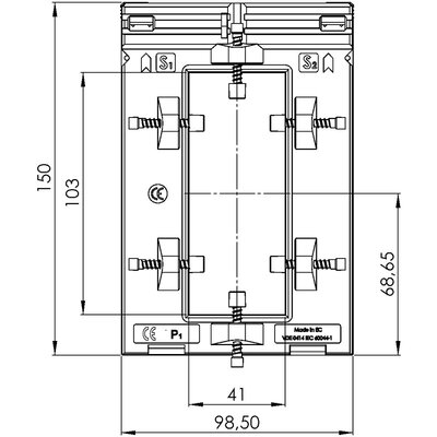 Przekładnik prądowy ASK, 97061 - schemat 1
