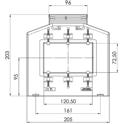 Przekładnik prądowy ASK, 87079 - schemat 1