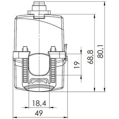 Przekładnik prądowy z otwieranym rdzeniem KBR, 18L-0006 - schemat 1