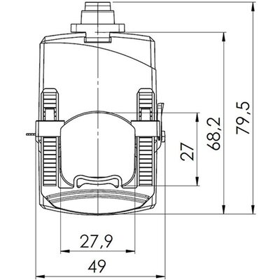Przekładnik prądowy z otwieranym rdzeniem KBR, 28-0005 - schemat 1