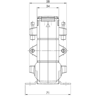 Przekładnik prądowy z otwieranym rdzeniem KBU, 80045 - schemat 2