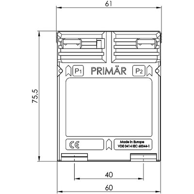 Przekładnik prądowy nn WSK, 30025 - schemat 1