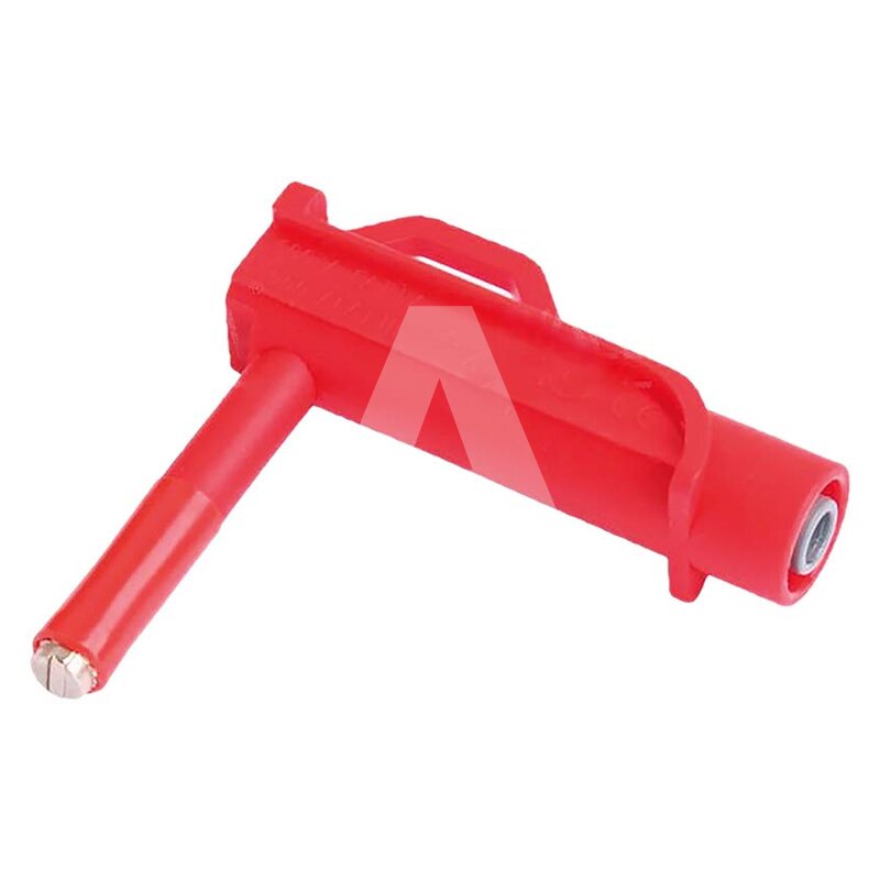 Końcówka magnetyczna czerwona, 606-MG6.6-IEC3IV RED