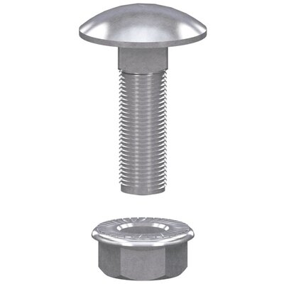 Śruba M6x12 z nakrętką zębatą, TCA612Z3