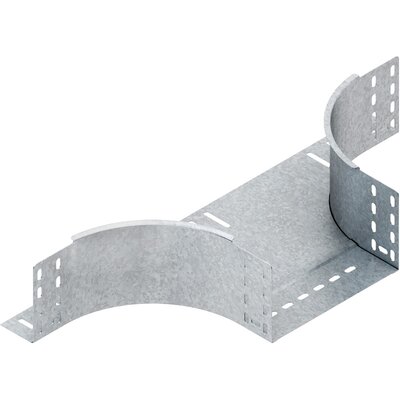 Kształtka dostawna typu T o wysokości 110 mm do korytka o szerokości 100 mm, stal 304, RTA 110.100 E3 - zdjęcie