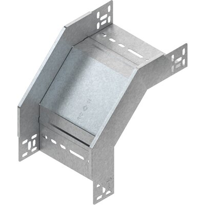 Łuk opadający o wysokości 60 mm do korytka o szerokości 150 mm, ocynk Sendzimira, RFD 60.150 - zdjęcie