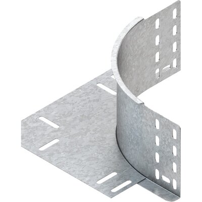 Wkładka narożna do korytek pełnych oraz perforowanych o wysokości 110 mm, stal 304, REK 110 E3 - zdjęcie