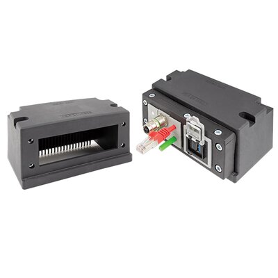 Adapter do wprowadzania kabli 90°, 48301  - zbiorcze