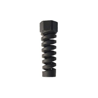 Dławnica spiralna max D12.5 czarna, 604003900