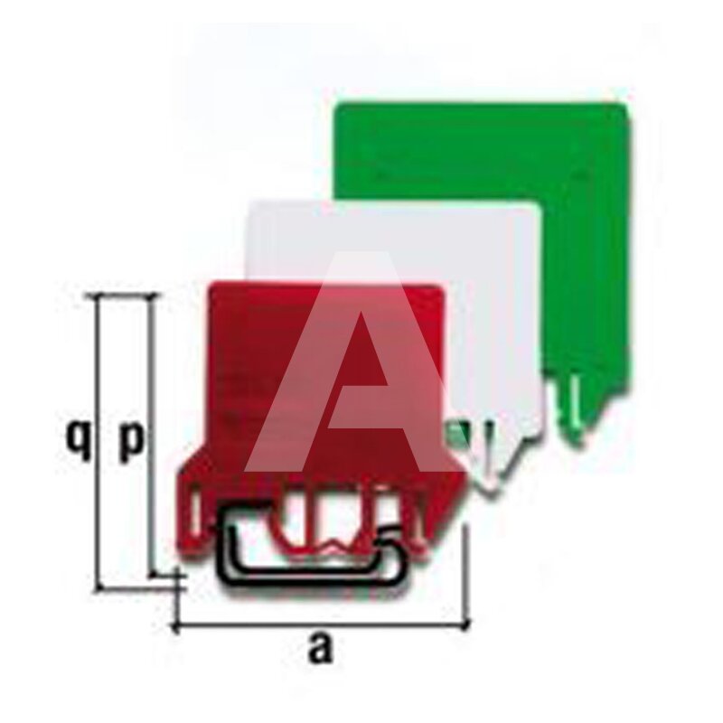 Przegroda działowa, szara, DU02SGR