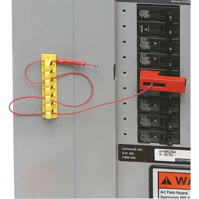 Prowadnice blokujące LOTO EZ Panel Loc - 203,20 mm, 051258 - zastosowanie1