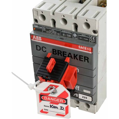 Blokada LOTO TagLock na wyłącznik zaciskowy, 480/600 V , 148687 - zastosowanie 1