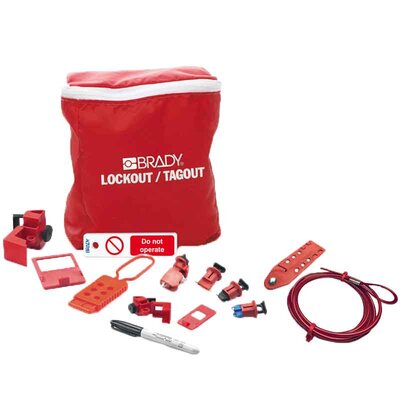 Zestaw blokad LOTO dla elektryka + zawieszka TK, 196226