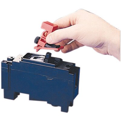 Nakładki LOTO do blokady bezpiecznika 120/277 V , 065404 - zastosowanie 1