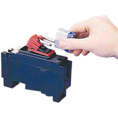 Nakładki LOTO do blokady bezpiecznika 120/277 V , 065404 - zastosowanie 2