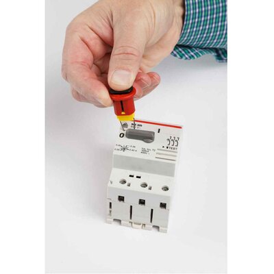 Blokada wyłącznika LOTO, typu POW, 149433 - aplikacja