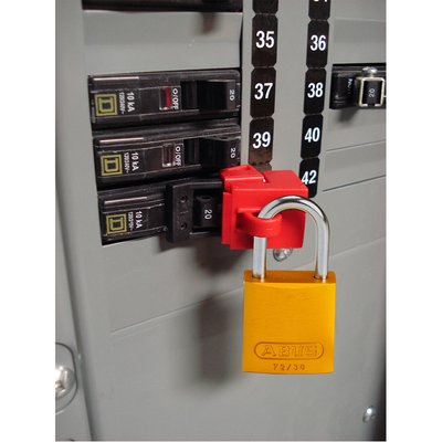 Blokada LOTO bezpiecznika bez otworów, 065397 - aplikacja