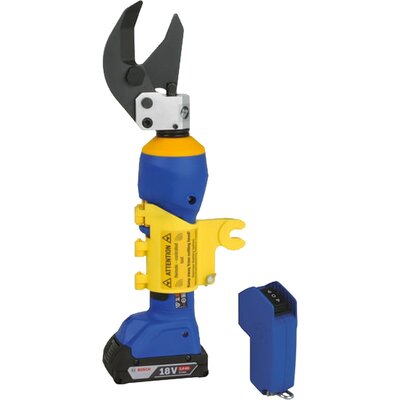 Akumulatorowe nożyce hydrauliczne z pilotem, maksymalnie 32 mm średnicy, bateria Bosch, ES32RMCCFB