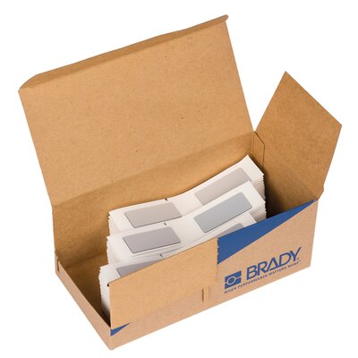 Etykiety EPREP srebrne 15x45mm (450 szt.), 312029