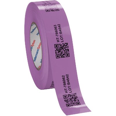 Etykieta do oznaczania magazynów i rur, termotransfer, 40 mm, fioletowa, 596-12179