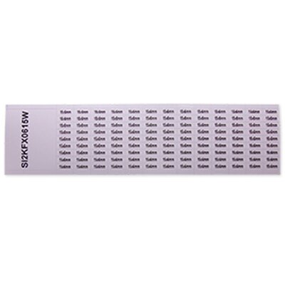 Etykiety winylowe białe 6x15 mm (2240 szt.), EVOFX0615W