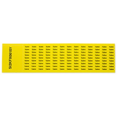 Etykiety winylowe żółte 6x15 mm (2240szt.), EVOFX0615Y
