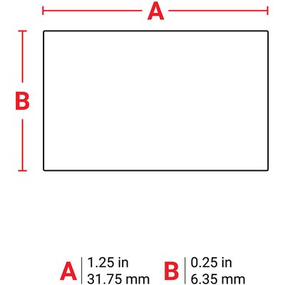 Etykiety do drukarek, 176944, M7-25-768 - wymiary
