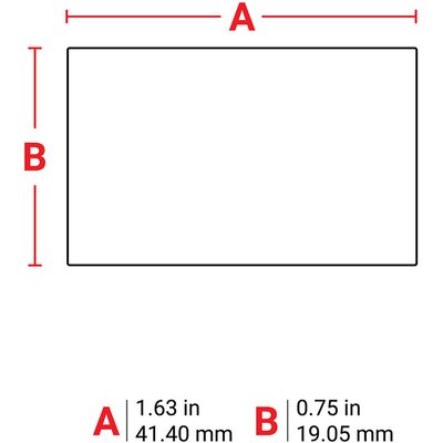 Etykiety do drukarek, 114975, M71-35-428-PROP - wymiary