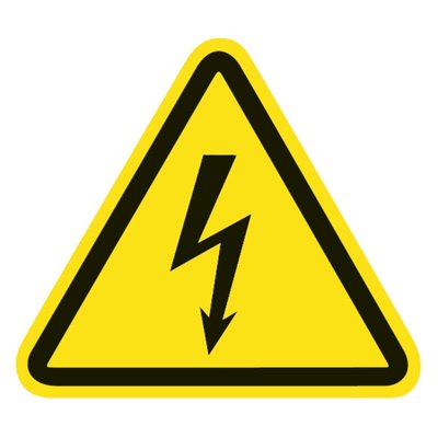 Znak ostrzegawczy napięcie elektryczne, 597-63200