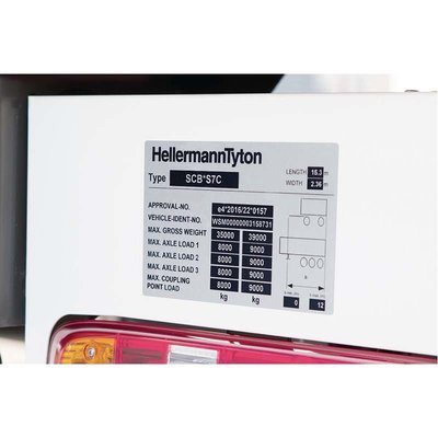 Etykieta zabezpieczająca, termotransfer, 596-40951 - zastosowanie