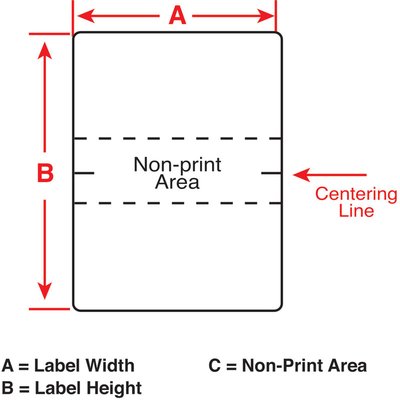 Etykiety do drukarek, 143361, M-152-499 - schemat