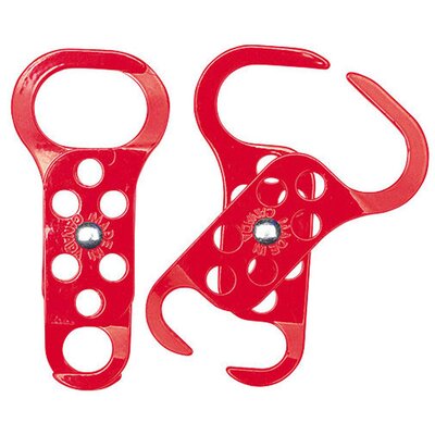 Podwójna blokada klamrowa, czerwona, 236919