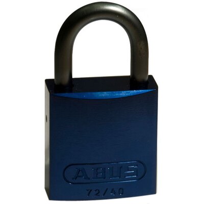 Kłódka LOTO z aluminiową szeklą 25 mm, niebieska, 814065