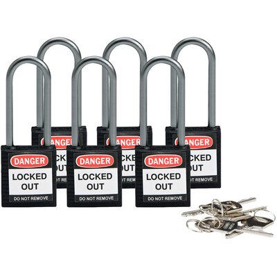 Kłódki LOTO kompaktowe, nylonowe, 814135