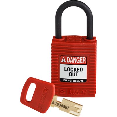Kłódki LOTO SafeKey - kompaktowe, nylonowe, 150180