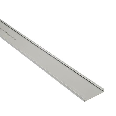 Korytko kablowe grubogrzebiniowe T1, 80x60x2000 mm, szare, B00139 - pokrywa