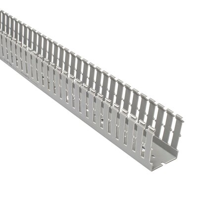 Korytko kablowe grubogrzebiniowe T1-F, 60x80x2000 mm, szare, B00151