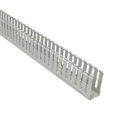 Korytko kablowe grubogrzebiniowe T1-F, 40x80x2000 mm, szare, B00149