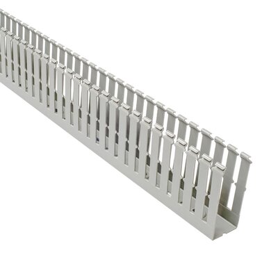 Korytko kablowe grubogrzebiniowe T1-F, 40x100x2000 mm, szare, B00161