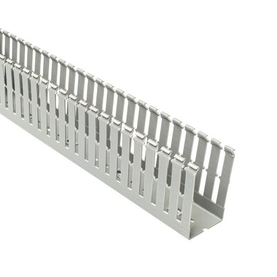 Korytko kablowe grubogrzebiniowe T1-F, 60x100x2000 mm, szare, B00162